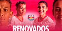 Red Bull Bragantino renova com duas jogadoras do time feminino. Foto: Divulgação/Red Bull Bragantino / Esporte News Mundo