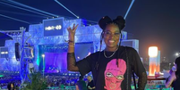 A ex-BBB Leidy Elin no Rock in Rio   Foto: Instagram 