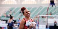 Rebeca Andrade durante o Campeonato Brasileiro de Ginástica Artística, em João Pessoa  Foto: Divulgação/CBG / Estadão