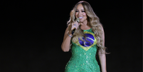 Mariah Carey cantando em Rock in Rio  Foto: GettyImages / Manequim