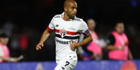 Lucas Moura no jogo contra o Internacional 2024 Foto: Paulo Pinto / São Paulo FC / Esporte News Mundo