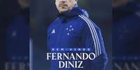 Foto: Divulga&ccedil;&atilde;o / Cruzeiro - Legenda: Fernando Diniz come&ccedil;a, nesta ter&ccedil;a-feira, sua segunda passagem pelo Cruzeiro / Jogada10