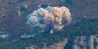 Israel lançou mais de mil ataques aéreos no Líbano nos últimos dois dias  Foto: Getty Images / BBC News Brasil