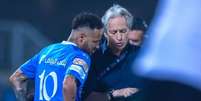  Foto: Divulgação / Al Hilal - Legenda: Neymar segue sua recuperação e sonha em voltar aos gramados / Jogada10