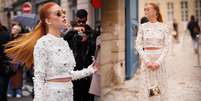 Marina Ruy Barbosa com look impecável em Paris  Foto: Manuela Scarpa/Brazil News / Manequim