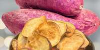 CHIPS DE BATATA DOCE ASSADO  Foto: Bake and Cake Gourmet