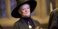 Maggie Smith como a professora Minerva McGonagall em Harry Potter. A atriz morreu, nesta segunda, 27, aos 89 anos.  Foto: Warner Bros./Divulgação / Estadão