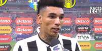 Igor Jesus em entrevista após o empate com o Grêmio.   Foto: Reprodução/Sportv / Esporte News Mundo