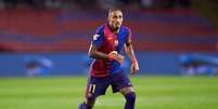 Raphinha (Barcelona) durante jogo contra o Getafe, no dia 25.09.2024 Foto: QSP / Alamy Stock Photo