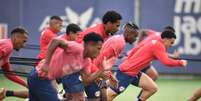 Jogadores do Red Bull Bragantino. Foto: Ari Ferreira/Red Bull Bragantino / Esporte News Mundo