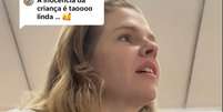 Criança deu "dica" para professora engravidar e vídeo divertiu a web Foto: Reprodução/TikTok