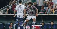 Foto: Marcelo Gnoçalves/Fluminense - Legenda: Keno, do Fluminense, está fora do duelo com o Flamengo pelo Brasileirão / Jogada10