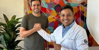 O médico Luiz Teixeira ao lado de Pablo Marçal  Foto: Reprodução/Redes Sociais