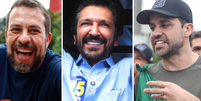 Da esquerda para a direita: Guilherme Boulos, Ricardo Nunes e Pablo Marçal  Foto: Estadão Conteúdo / Montagem