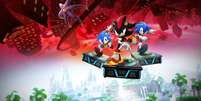 Sonic x Shadow Generations é um dos destaques no estande da Sega. Foto: Reprodução/Sega