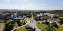 Praça do Relógio, um dos símbolos da USP na Cidade Universitária  Foto: Nilton Fukuda/Estadão / Estadão