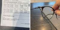 Advogado é chamado de 'cliente trouxa' em recibo de ótica em Santos, SP  Foto: Arquivo pessoal