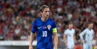 Luka Modric (Croácia) durante jogo contra Portugal, no dia 05.09.2024 Foto: Alexandre Sousa / Alamy Stock Photo