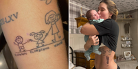 Virgina faz tatuagem em homenagem a José Leonardo; veja  Foto: Reprodução/Instagram