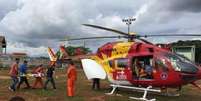 Helicóptero dos bombeiros cai durante buscas de monomotor em MG  Foto: Divulgação