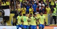  Foto: Rafael Ribeiro/CBF - Legenda: Brasil goleia o Peru e alivia pressão nas Eliminatórias / Jogada10