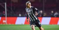 Guilherme Arana (Atlético-MG) durante jogo contra o São Paulo, no dia 28.08.2024 Foto: Alamy Stock Photo