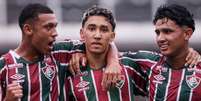 LEONARDO BRASIL/ FLUMINENSE FC - Legenda: Fluminense e Santos pela semifinal do Brasileiro Sub-17 Foto: Jogada10