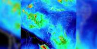 Mapa da Inmet mostra ciclone extratropical se aproximando do Sul do Brasil  Foto: Reprodução/Inmet / Perfil Brasil