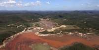 Região da barragem da Samarco foi tomada pela lama Foto: Márcio Fernandes/Estadão / Estadão