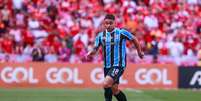 Villasanti (Grêmio) durante jogo contra o Internacional, no dia 20.10.2024 Foto: AGIF / Alamy Stock Photo