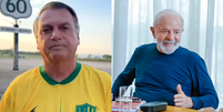 Bolsonaro fala em Lula ao acompanhar aliados em Goiânia  Foto: Reprodução/Instagram; Ricardo Stuckert/PR