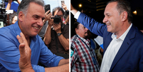 Yamandú Orsi, do grupo político do ex-presidente Mujica, enfrenta Álvaro Delgado, apoiado pelo presidente Lacalle Pou  Foto: Reuters / BBC News Brasil