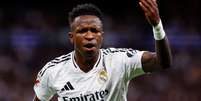 Vinícius Jr em jogo do Real Madrid contra o Barcelona  Foto: REUTERS/Susana Vera