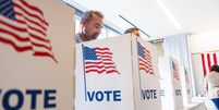 Nos EUA o voto não é obrigatório  Foto: Getty Images