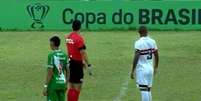 Foto: Reprodução / SporTV - Legenda: Tuna Luso e São Paulo ficaram no empate / Jogada10