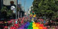 Parada do Orgulho LGBT+ em S&atilde;o Paulo Foto: Taba Benedicto/Estad&atilde;o / Estad&atilde;o