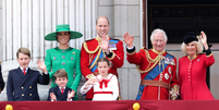 Fam&iacute;lia real brit&acirc;nica  Foto: Reprodu&ccedil;&atilde;o/Getty Images