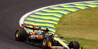 Norris na corrida sprint de Interlagos  Foto: McLaren / X