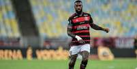 Gerson (Flamengo) durante jogo contra o Athletico-PR, no dia 29.09.2024 Foto: Sipa US / Alamy Stock Photo