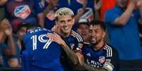 Orellano comemora gol pelo Cincinatti  –  Foto: Divulgação/FC Cincinnati / Jogada10