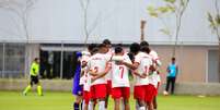 Jogadores do time Sub-20 do Red Bull Bragantino. Foto: Fernando Roberto/Red Bull Bragantino / Esporte News Mundo