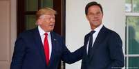 O atual secretário da Otan, Mark Rutte, já conseguiu persuadir Trump no passado, mas o americano tem uma visão transacional sobre a aliança  Foto: DW / Deutsche Welle