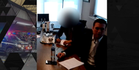 Antônio Vinicius Gritzbach em audiência com o Ministério Público  Foto: Reprodução/Fantástico
