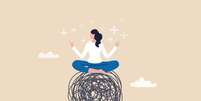 A prática de mindfulness é uma aliada no combate à ansiedade e ao estresse Foto: eamesBot | Shutterstock / Portal EdiCase