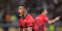 Cuello fez o gol da vitória   Foto: Pedro Vilela/Getty Images / Esporte News Mundo