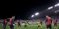  Foto: Diogo Pinto / FPF - Legenda: Portugal fechou os trabalhos para o duelo desta segunda-feira diante da Cro&aacute;cia / Jogada10