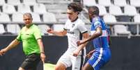 Arthur Barreto/Botafogo - Legenda: Matheus Nascimento voltou a atuar pela base após grave lesão Foto: Jogada10