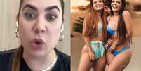 Naiara Azevedo falou sobre os boatos de rivalidade com Maiara e Maraisa  Foto: Reprodução/SBT/Instagram / Contigo