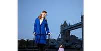 Jyoti Amge e Rumeysa Gelgi (respectivamente as mulheres mais baixas e mais altas vivas) celebraram seu primeiro encontro com um exuberante chá da tarde no The Savoy Hotel, no coração de Londres  Foto: Reprodução/Instagram/@guinnessworldrecords