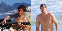 Lembra dele? Galã dos anos 2000, Felipe Dylon curte praia no Rio  Foto: Arquivo Extra/ J C Pereira/AgNews / Contigo